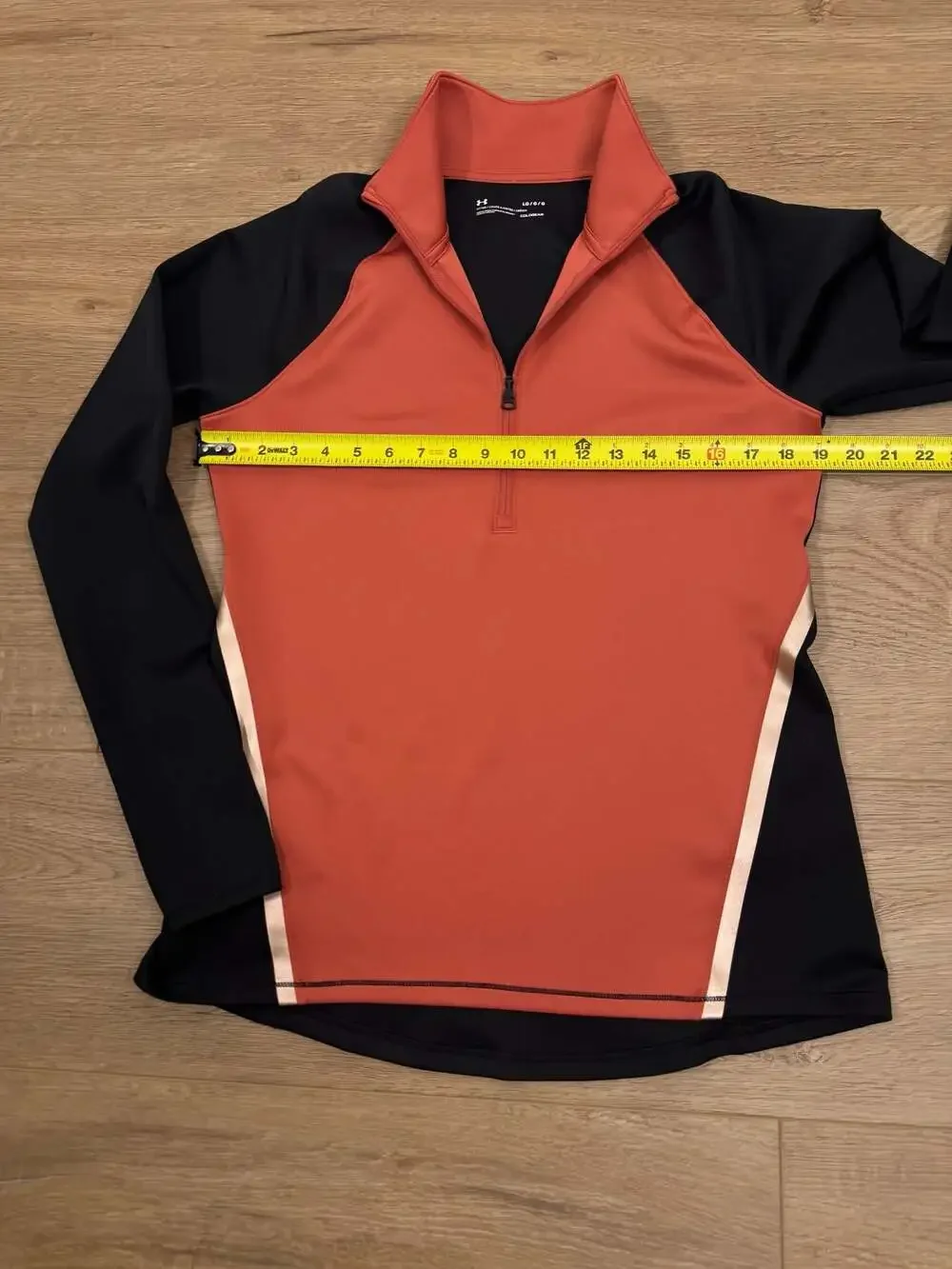 Under Armour Women's ColdGear Colorblock 1/2 Zip Pullover Size Large - Picture 10 of 16
